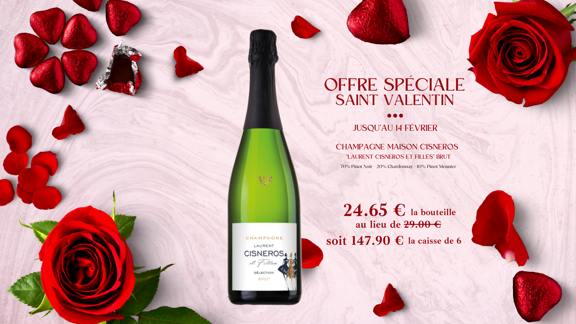 Offre spéciale Saint Valentin